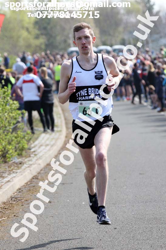 Senior mens 2019 Elswick Harirers Good Friday Road Relay, Newburn, Newcastle. Photo:  David T. Hewitson/Sports for All Pics